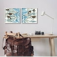 thumbnail image 2 of Stupell Industries Sandpipers Grazing Beach Shore Painting White Framed Art Print Wall Art, Set of 2, Design by Paul Brent, 2 of 8
