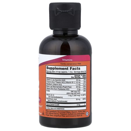 ナウフーズ 液体ビタミンB-12 Bコンプレックス 2floz(59ml)