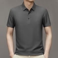 thumbnail image 1 of pstuiky camisetas de hombre, Camisa informal holgada a rayas con botones y solapa para hombre camisetas de hombre xl, 1 of 5