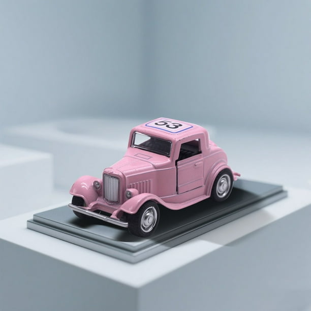 Modelo Educativo De Coche Con Techo Rígido Vehículo Clásico Retro Coleccionable Y Juguete Rompecabezas Para Niños