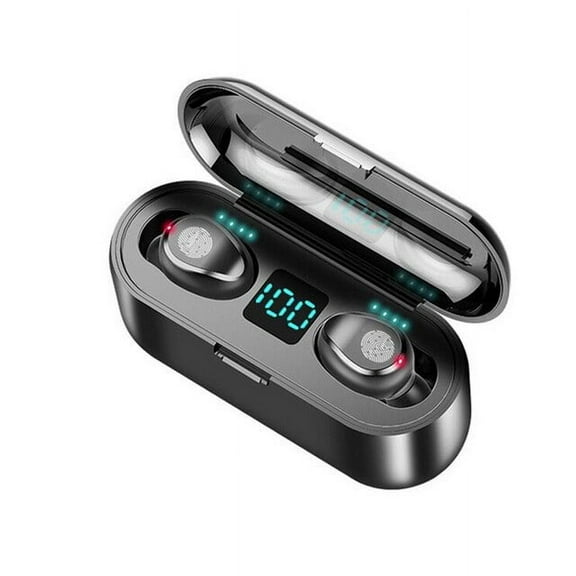 F9 Bluetooth 5.1 Wireless Earphones Stereo Sport Wireless Headphones Earbuds Headset 2000 mAh Power For iPhone Xiaomi
