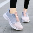 thumbnail image 2 of Yindaity Slip on Sneakers Women Women Walking Shoes Mesh Breathable Casual Running Sneakers Pink,7, 2 of 5