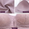 thumbnail image 5 of Women Plus Size Bra Women Seamless Bra Wire-Free Front Zipper with Pads Comfortable Breathable Bra 2pcs/3pcs, 5 of 8
