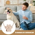 thumbnail image 3 of sunsanly Pet Urn Necklace for Ash Paw Print Cremation Keepsake Mini Urn Pendant Memorial Ash Jewelry for Cat Dog Ash Hair Nails, 3 of 8