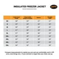 thumbnail image 6 of Pioneer High Visibility Reflective Insulated Freezer Jacket - Hi Vis Mens Work Jacket - Quilted Gusseted Action Back  Black, 6 of 8