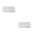 thumbnail image 3 of Inteprter Coin Storage Boxes Rectangular Plastic Specie Coins Shop Supplies Desktop Scratch-Resistance Container Home Holders Collectibles 2piezas, 3 of 6