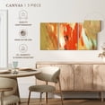 thumbnail image 5 of Elephant Stock Tree Changes Wall Art - Horizontal Multi Panel Canvas - Living Room Wall Decor - Abstract Multi Panel - Orange And Beige Decor By Martin Shire - 56" x 27", 5 of 8