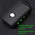 thumbnail image 3 of Key Fob Cover Compatible with Mazda 3 6 CX-30 CX-5 CX-9 2019-2021 4 Button Keychain Case Holder Protector,Black, 3 of 7