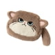 thumbnail image 4 of Monedero con forma de gato, bonito y creativo, para guardar auriculares, monedero pequeño y portátil con Albaricoque blanco, 4 of 9