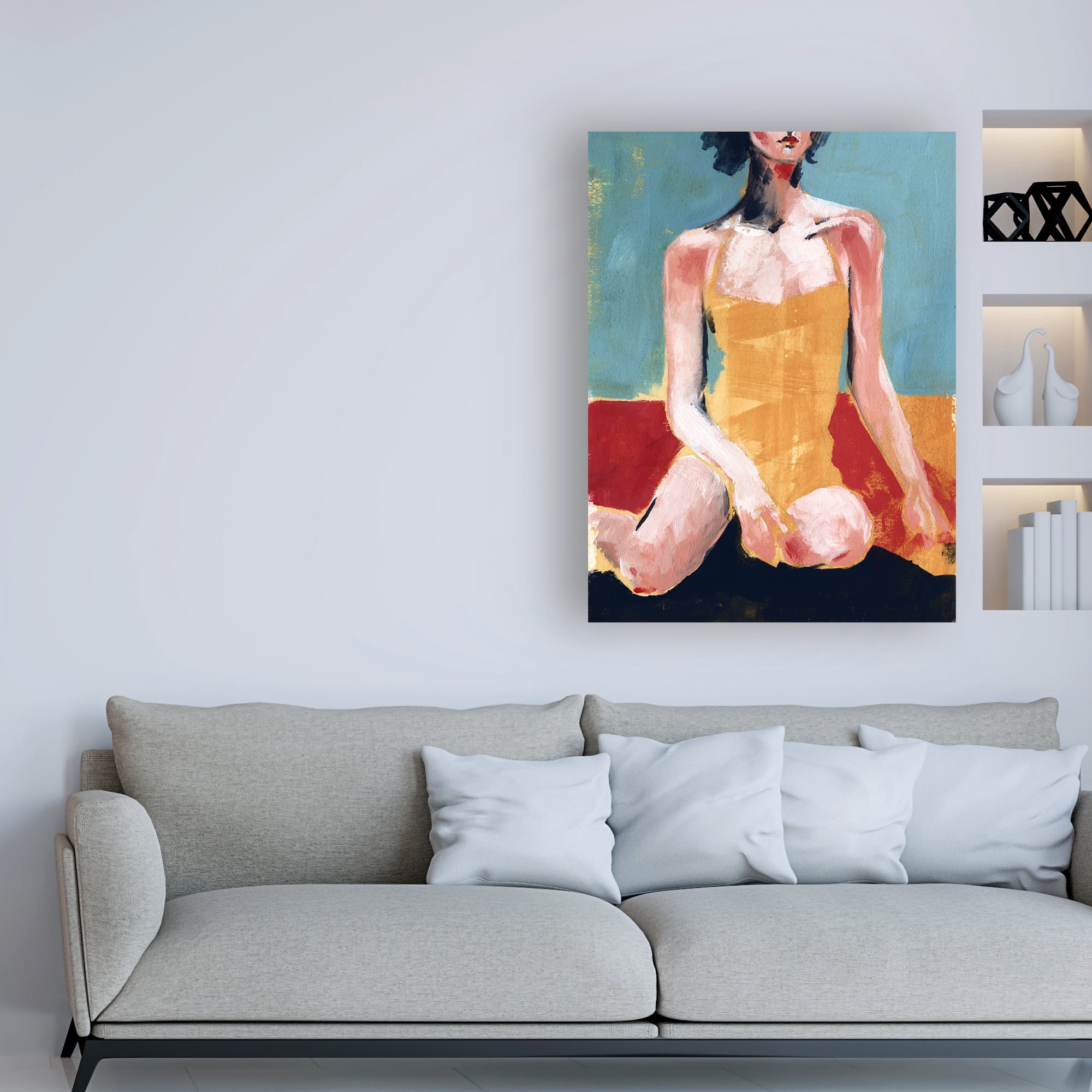 Trademark Fine Art 'Vintage Swim I' Canvas Art by Jennifer Paxton Parker