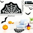 thumbnail image 3 of GBAYXJ latrine mat Halloween Mat – Decorative Table Runner Themed Decor For Halloween Dinner Table Cover Creepy Home Decor 31.5" Round Black Rug, 3 of 7