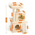 thumbnail image 1 of Cat Tree Furniture Tower Climb Activity Tree Scratcher Play House Kitty Tower Furniture Pet Play House ShopWise Round, 1 of 18