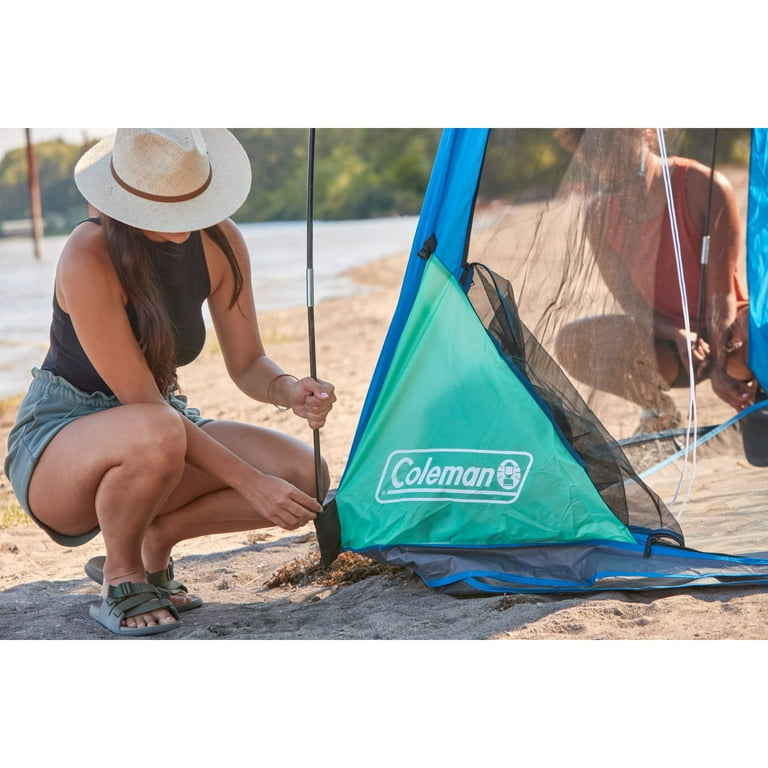 Coleman Skyshade 8x8 Camping Canopy Tent with Instant Setup, Mesh
