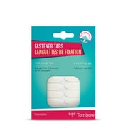 Tombow Fastener Adhesive Tabs, Hook and Loop, 1.375" x .5", 24pk