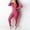 Hot Pink 1, variant on Pavied Two Piece Sets,Lounge Sets,Ladies Zip Hooded Two Piece Activewear Long Sleeve Top And Casual Pants Set,Matching Sets,Womens Sweatshirt,Tracksuit for Women,Fall Outfits,A L
