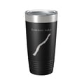 thumbnail image 1 of Bowman Lake Map Tumbler Travel Mug Insulated Laser Engraved Coffee Cup Montana 20 oz Black, 1 of 5