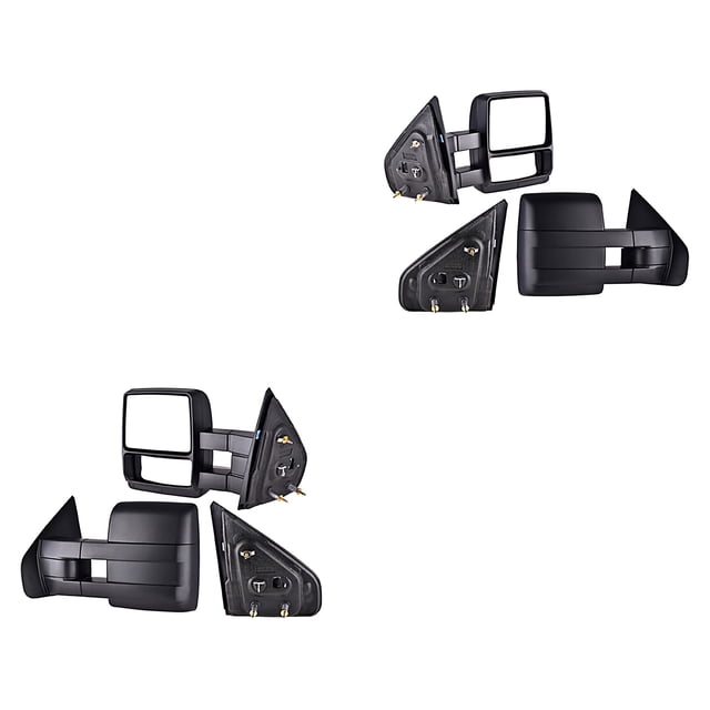 Par de Espejos F-150 2004 A 2014 Ford Generica Corrugado Telescópico