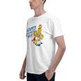 thumbnail image 4 of Happy Father's Day Men's Basic Short Sleeve T-Shirt White X-Large, 4 of 5