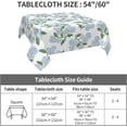 thumbnail image 6 of Vintage Floral Tablecloth Square 54 x 54 Inch, Blue Green Hydrangea Flower Decor Tablecloths Tablecloths Polyester Seasonal Table Cloth for Parties Kitchen Dining Indoor Outdoor, 6 of 6