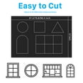 thumbnail image 4 of Luxmo Portable Blackout Shades Travel Window Blackout Curtains, 100% Blackout Material Temporary Blackout Blinds for Baby Nursery, Bedroom, Dorm Room, Travel or Office Use, 4 of 7