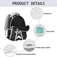 thumbnail image 4 of Dark Celestial Art Backpack Durable Waterproof Composite Oxford Cloth with Astral Star Pattern, Adjustable Straps, Breathable Padding for Travel and School Activities, 4 of 6