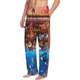 thumbnail image 2 of Xecao Animals On Noah's Ark2 Men's Straight Lounge Pajama Pants: The Ultimate in Comfortable Sleepwear, 2 of 9