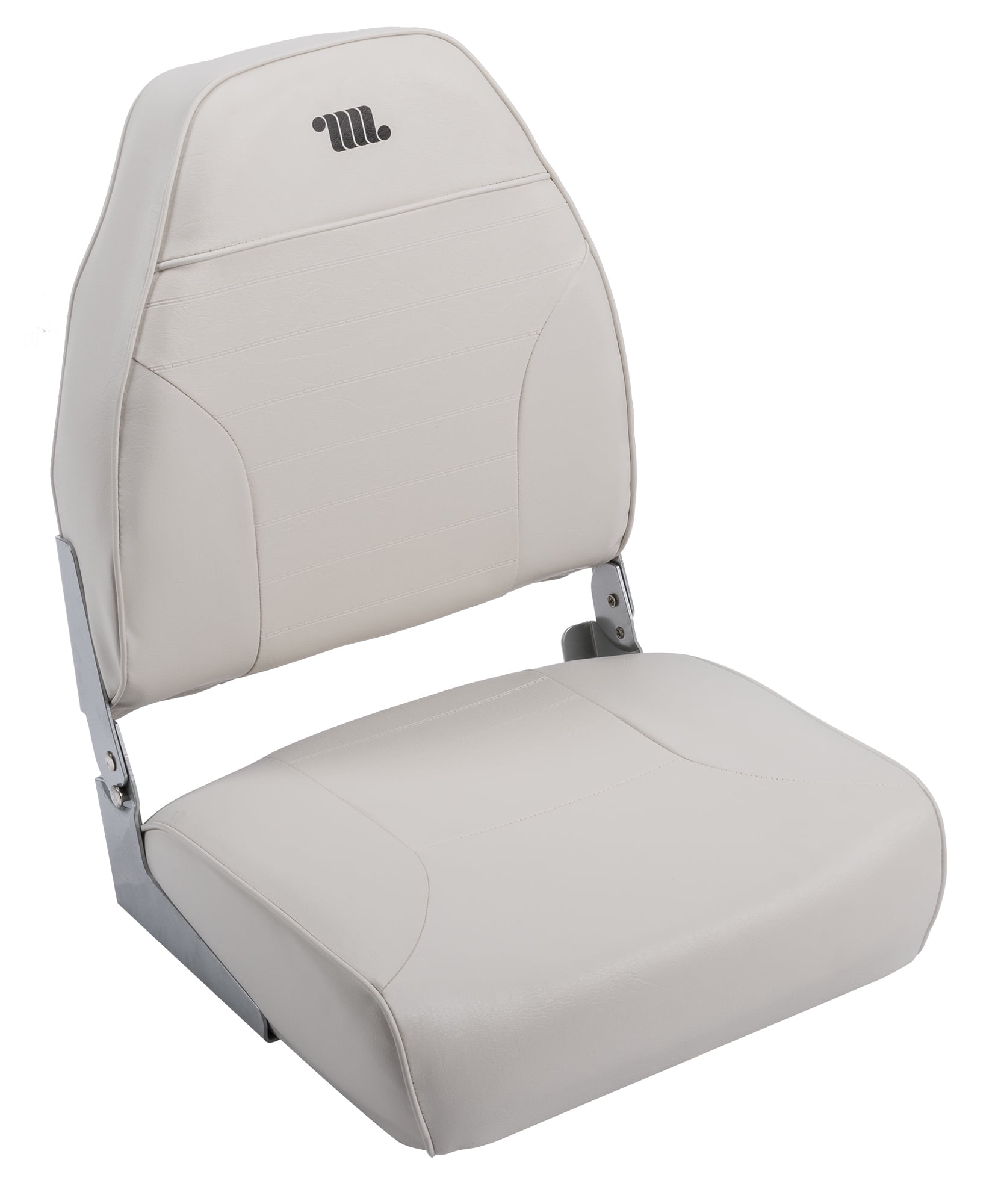 Wise 8wd588pls 660 Mid-back Fishing Boat Seat With Logo Grey Navy for sale online 
