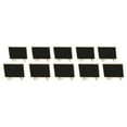 thumbnail image 4 of Mini tableau noir - VIFER 10 Pcs Mini tableau noir en bois tableau mémo tableau Bloc-Notes avec support, 4 of 10