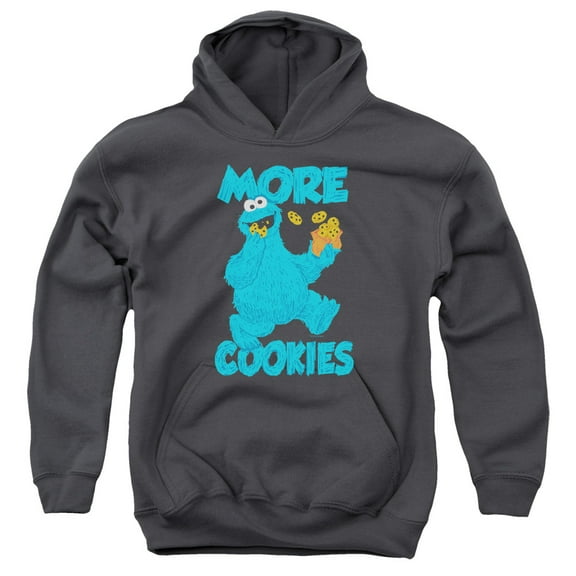 Sesame Street - More Cookies - Youth Hooded Sweatshirt - Large