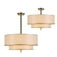thumbnail image 3 of 9507-AB-Crystorama Lighting-Luxo - Five Light Chandelier in Traditional and Contemporary Style - 26 Inches Wide by 22 Inches High-Antique Brass Finish, 3 of 10