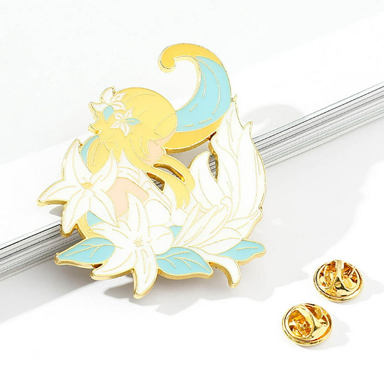Anime Genshin Impact Wendi Tartaglia Pins Brooch Ganyu Keqing Xiao Lumine  Figure Enamel Badge Brooches Lapel Pin Jewelry Gift