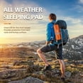 thumbnail image 4 of Camping Inflatable Sleep Mat with Built-in Pump, 75"x24" Air Cushion, Compact Lightweight for Hiking Backpacking Picnic, Includes Repair Kit & Bag (Orange), 4 of 12