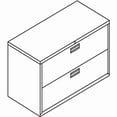 thumbnail image 4 of HON 2 Drawers Lateral Lockable Filing Cabinet, Putty, 4 of 5