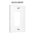 thumbnail image 6 of DouZhe 1-Gang Decorator/Rocker Wallplate, Blue Brick Wall Textured Decorative Wall Plates, 6 of 7
