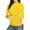 02#Yellow, variant on Women's Turtleneck Long Sleeve Shirts Tight Thermal Layering Basic Solid Color Tops Slim Fit Mock Undershirt Tees Winter Fall Light Gray 2XL