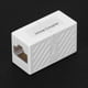 thumbnail image 4 of Conector de cable Ethernet acoplador de 2 piezas módulo de información de cable de red Accesorio de cableado RJ45 de paso directo de un  puerto Cat5 E ANGGREK Otros, 4 of 8