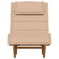thumbnail image 3 of vidaXL Rocking Sun Lounger with Cushion Solid Wood Acacia, 3 of 5