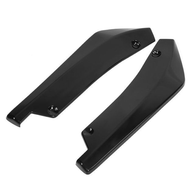 Garosa 2 pcs Car Rear Bumper Lip Anti-crash Spoiler Canard Diffuser Wrap Angle Splitter , Wrap Angle Splitter, Splitter