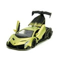 thumbnail image 5 of Lamborghini Veneno Lime Green Metallic and Matt Black "Pink Slips" Series 1/24 Diecast Model Car by Jada, 5 of 5