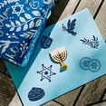thumbnail image 6 of 2pcs Silk Screen Printing Stencils Hanukkah Theme Self Adhesive Mesh Transfers Stencil Washable Reusable Silkscreen Stencils for Printing on Wood T-Shirts Fabric Bags - 7.7x5.5 Inch, 6 of 9