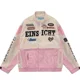 thumbnail image 1 of Sanrios Kuromi Cinnamoroll My Melody-Chaqueta desmontable para corredor de motocicleta, abrigo corto, ropa de béisbol bordada a la moda para pareja, 1 of 3