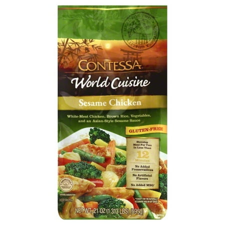 Contessa: Sesame Chicken Stir Fry With Rice Restaurant Quality Green Cuisine, 24 oz