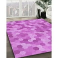 thumbnail image 3 of Ahgly Company Machine Washable Indoor Rectangle Transitional Violet Purple Area Rugs, 5' x 8', 3 of 7