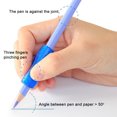 thumbnail image 3 of askmiss Gel Pencil Grip, Assorted Colors, 8 Count, 8 Pack, 3 of 5