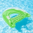 thumbnail image 4 of SIfdSeng Inflatable U Shaped Pool Float with Cup Holders Heavy Duty Water with Handles Mesh Bottom Floating for Summer Pool Beach Lake And, 4 of 7