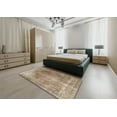 thumbnail image 4 of Ahgly Company Indoor Square Traditional Light French Beige Brown Persian Area Rugs, 3' Square, 4 of 6