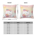 thumbnail image 2 of Hello Kitty Pillow Cover, Square Throw Pillow Cases For Couch Sofa Bed Living Room,Home Decorative, 12"X12", 2 of 9