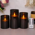 thumbnail image 7 of Shoreew Flameless LED Candles Battery Operated Flickering Fake Electric Pillar Candles with Remote Control for Weddings Holiday Home Decor, 7 of 7