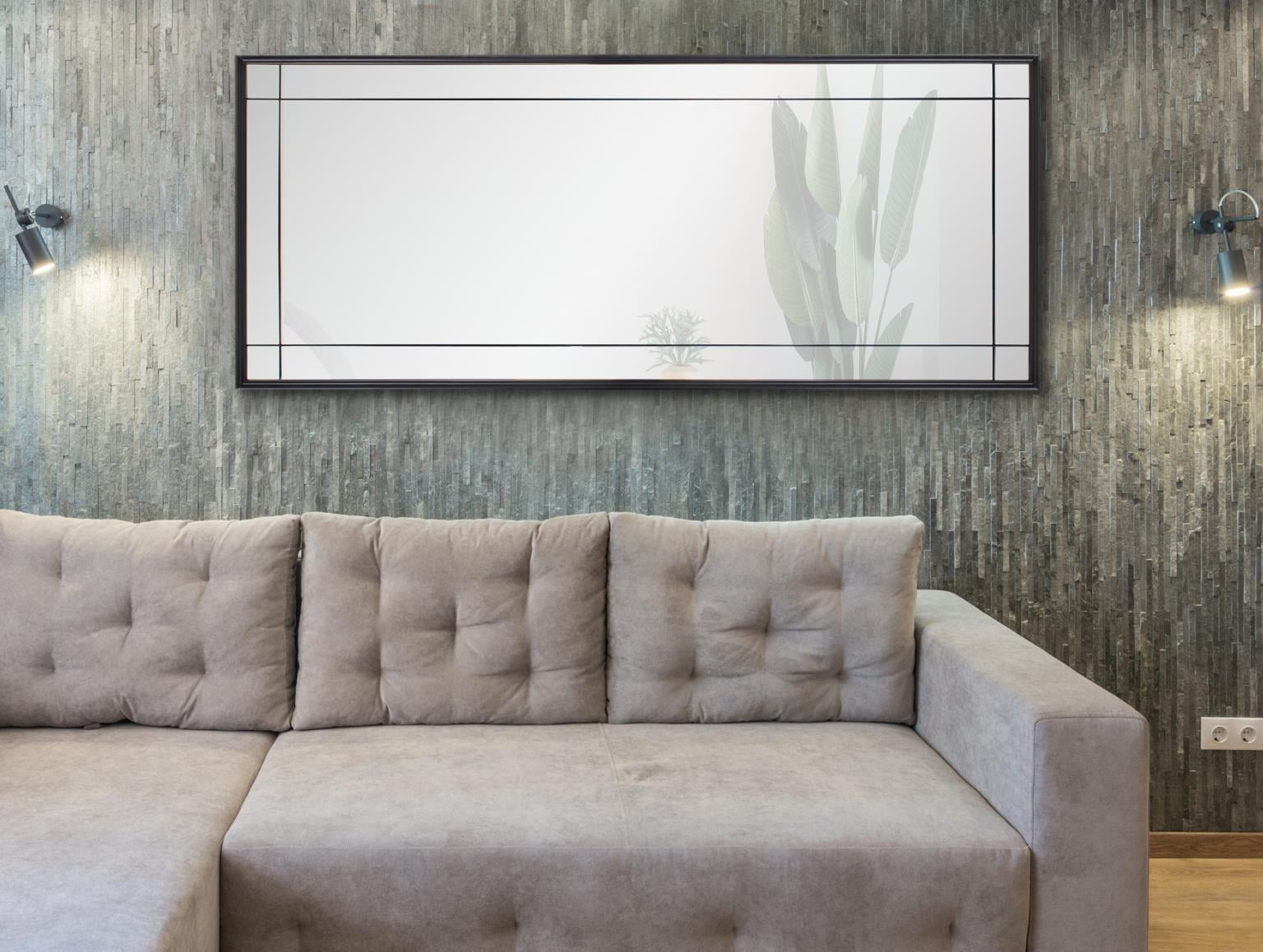 Tyler Dillon French Panel Framed Decorative Wall Mirror