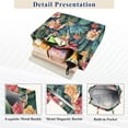 thumbnail image 5 of Plants Flowers Cactus Corduroy Tote Bag Handbag Large Messenger Bag Shoulder Crossbody Zipper Bag Purse, 5 of 8